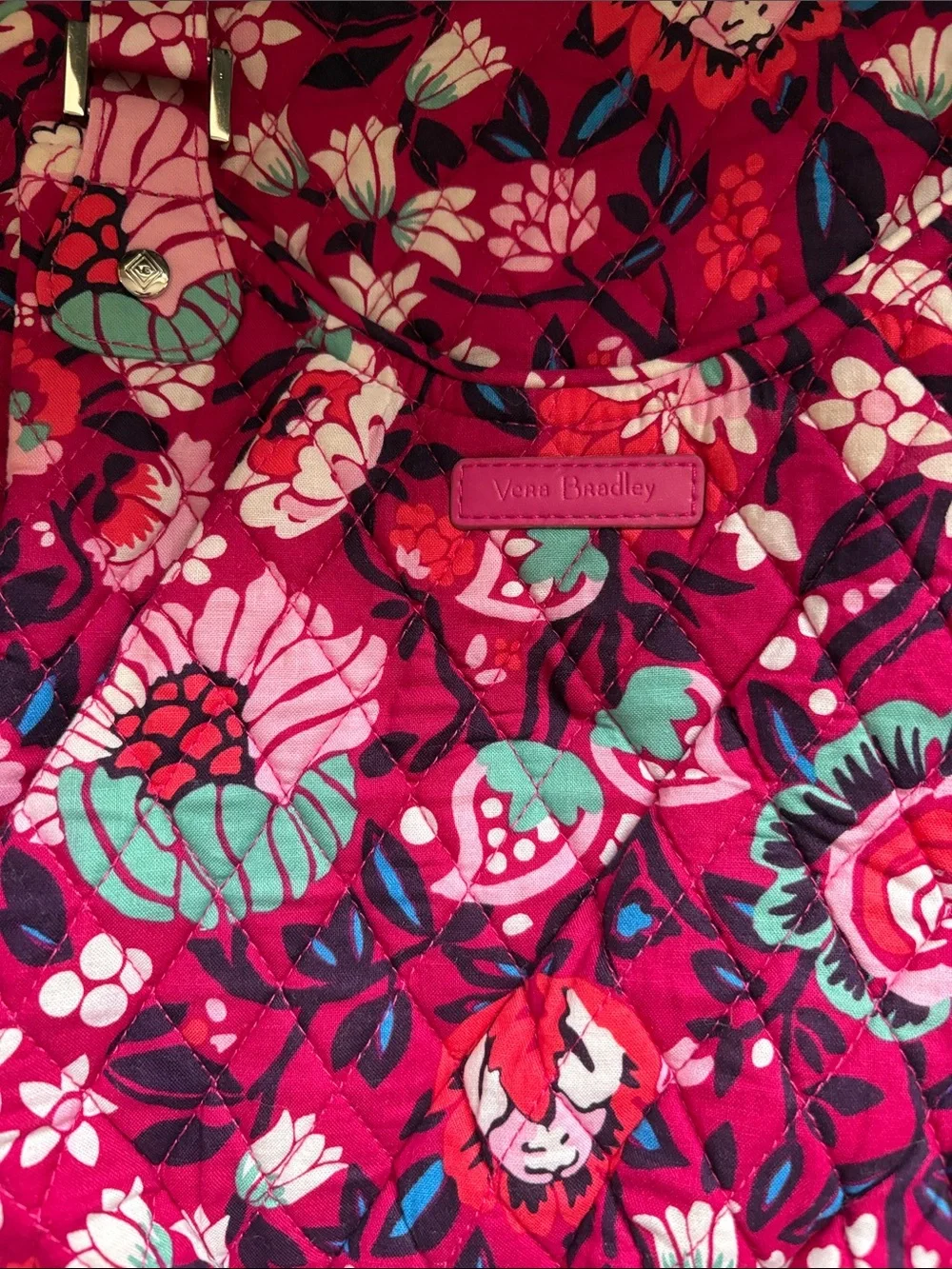 Vera Bradley Glenna bag in bloom berry